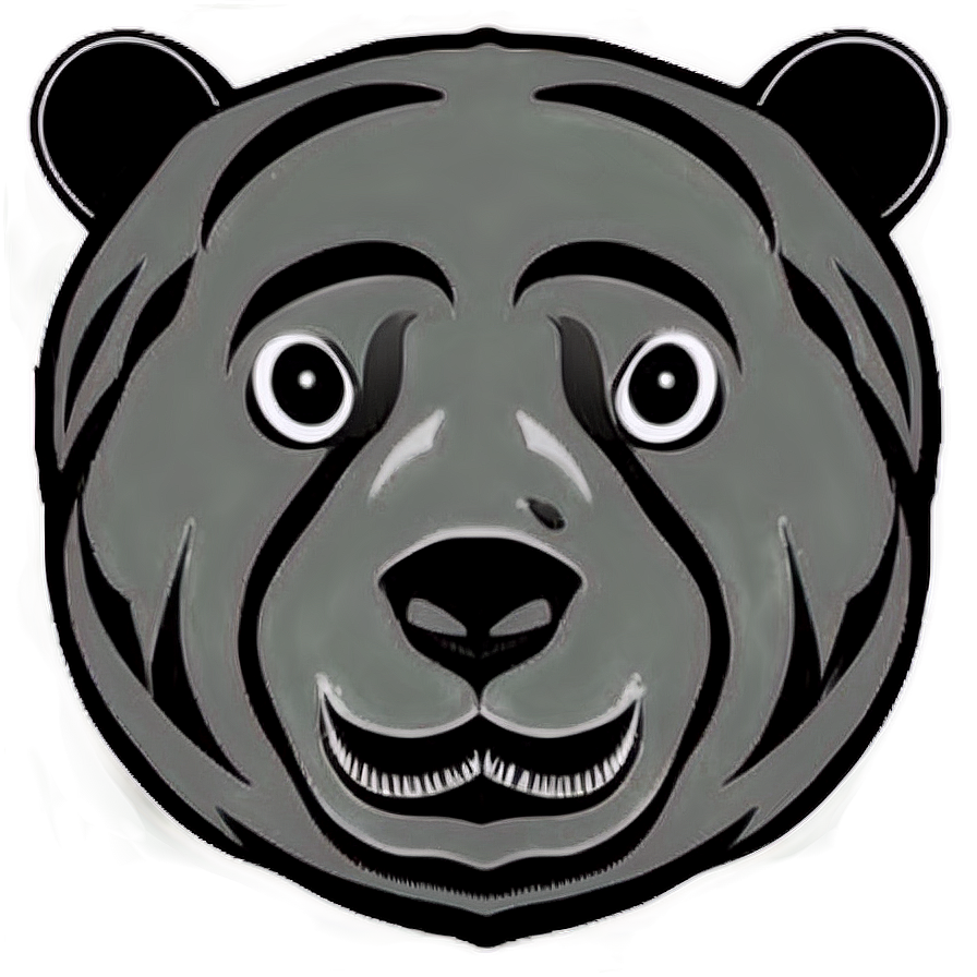 Bear Head Outline Png Bng