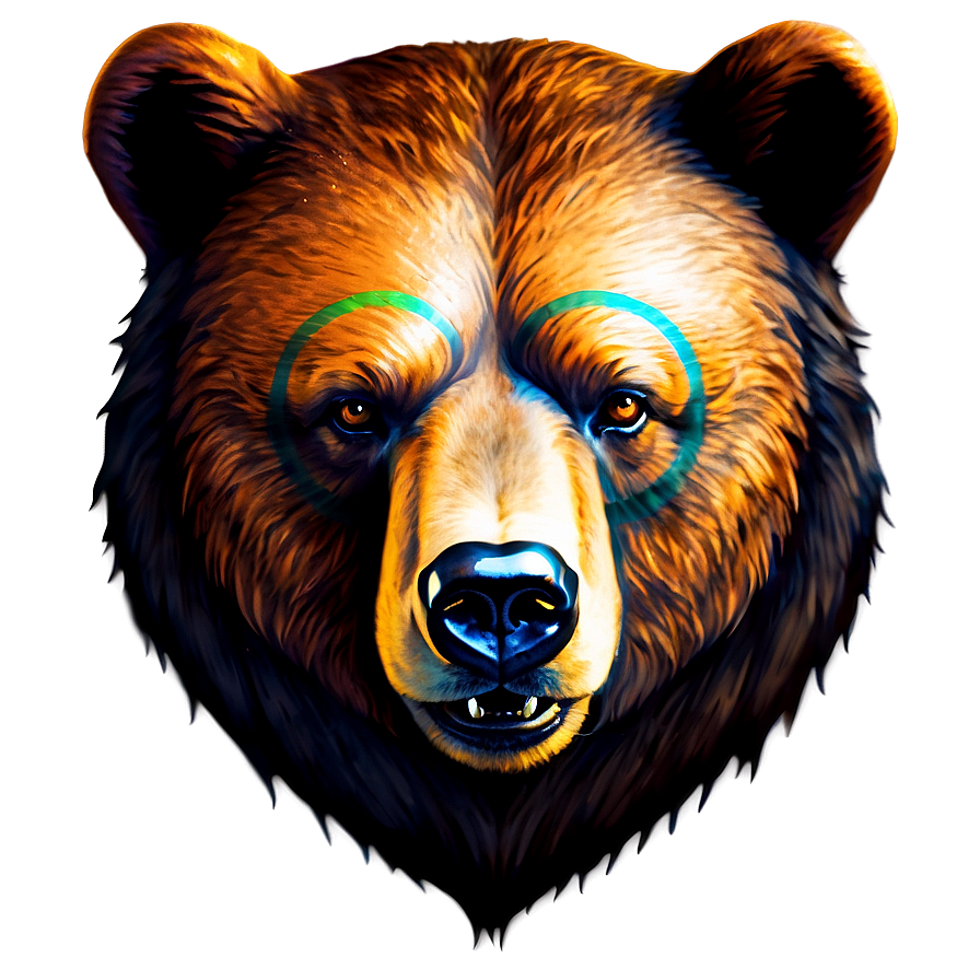 Bear Head Tattoo Design Png 98