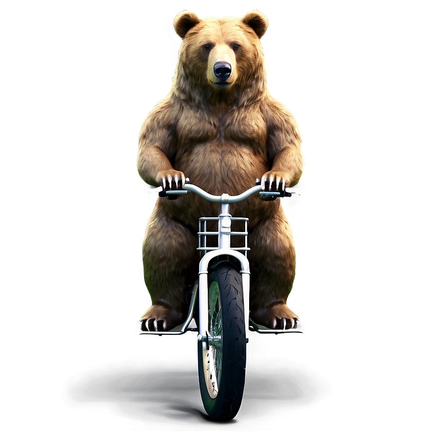 Bear On Bike Png Ioc42