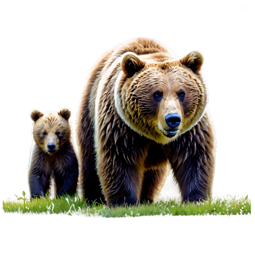 Bear With Cubs Png Ufy