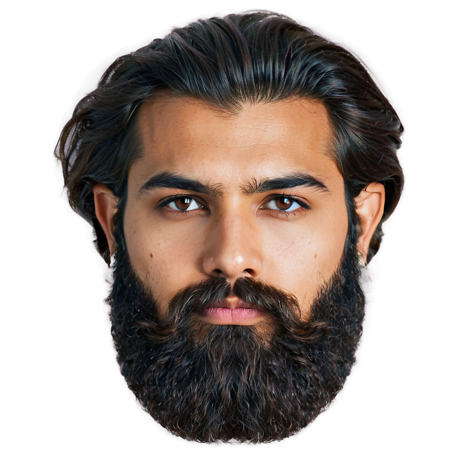 Beard For Round Faces Png Pek