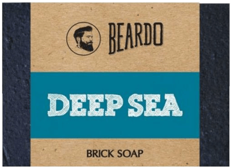 Beardo Deep Sea Brick Soap Packaging