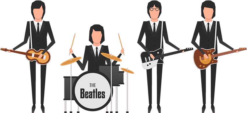 Beatles Animated Band Setup