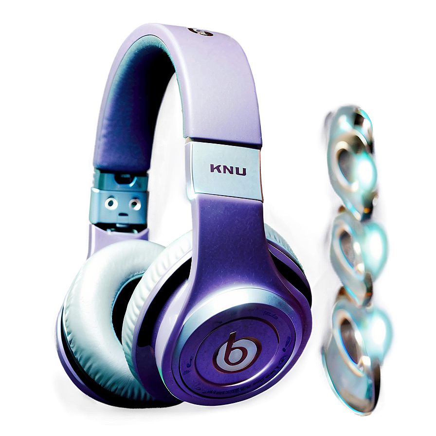 Beats Headphones Purple Png 06122024