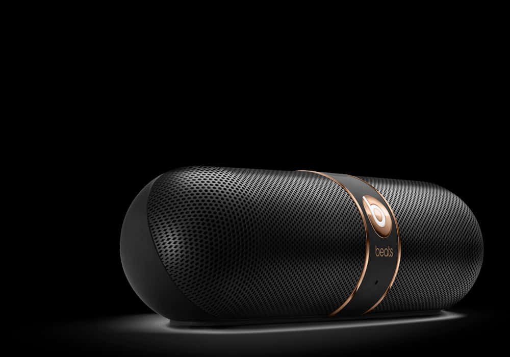 Beats Pill Speaker Black Background