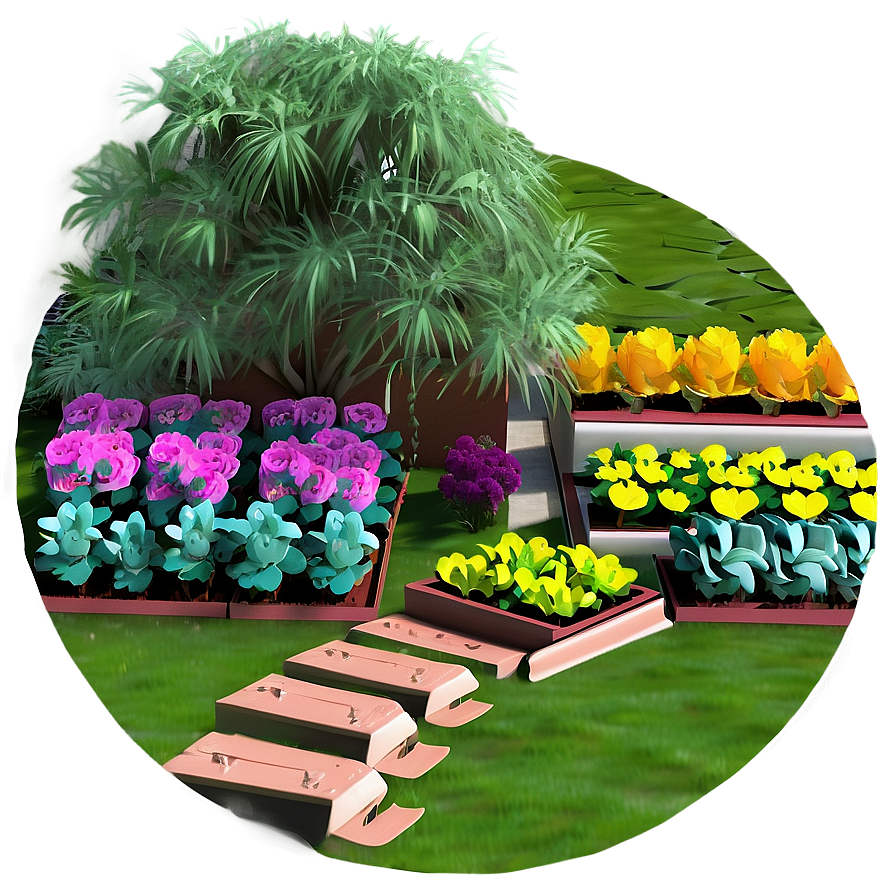 Beautiful Garden Layout Png Jhy71