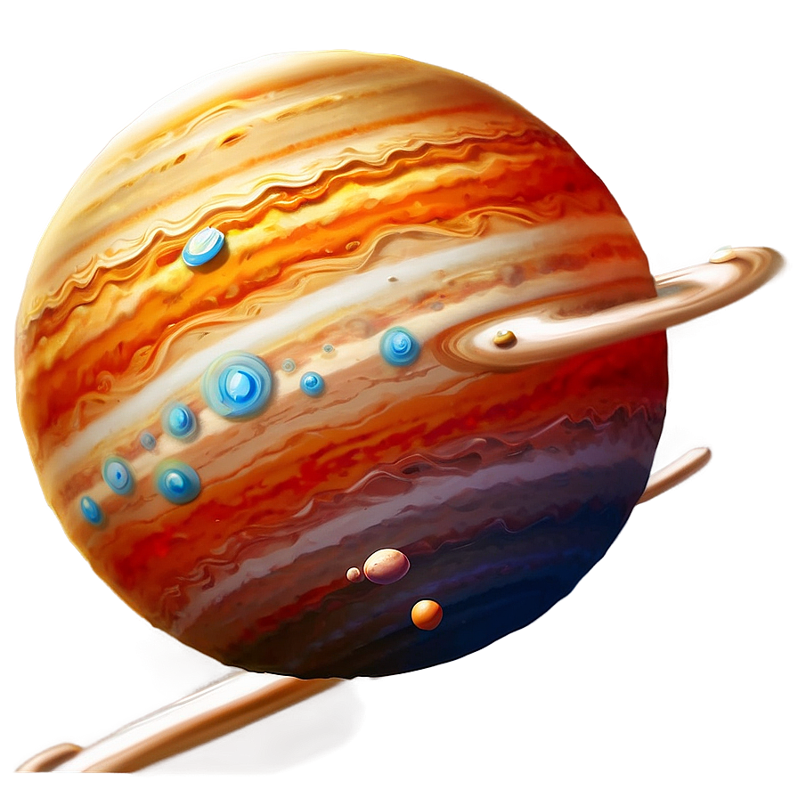 Beautiful Jupiter Art Png 90