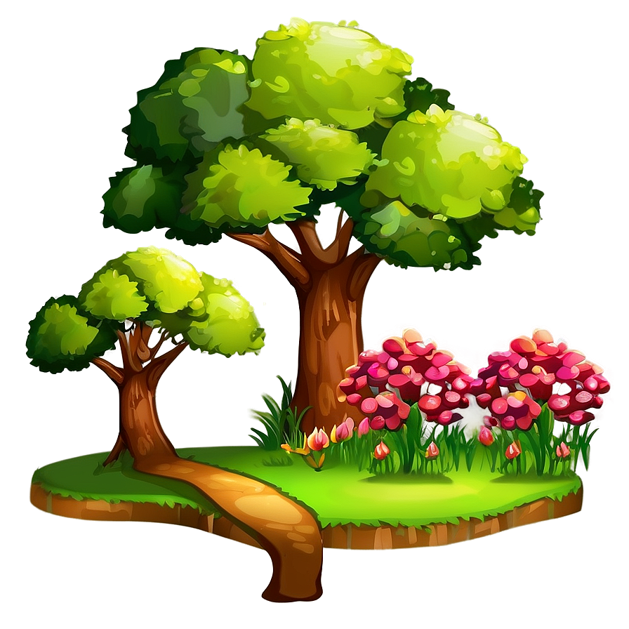 Beautiful Park Landscape Png 45