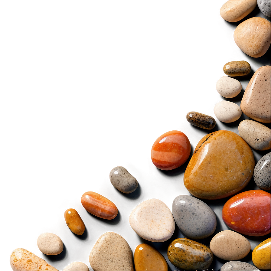 Beautiful River Pebbles Png Lrx