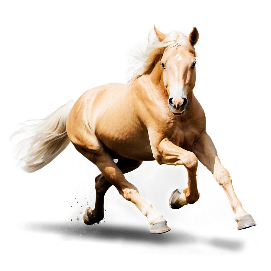 Beautiful Running Palomino Horse Png 11