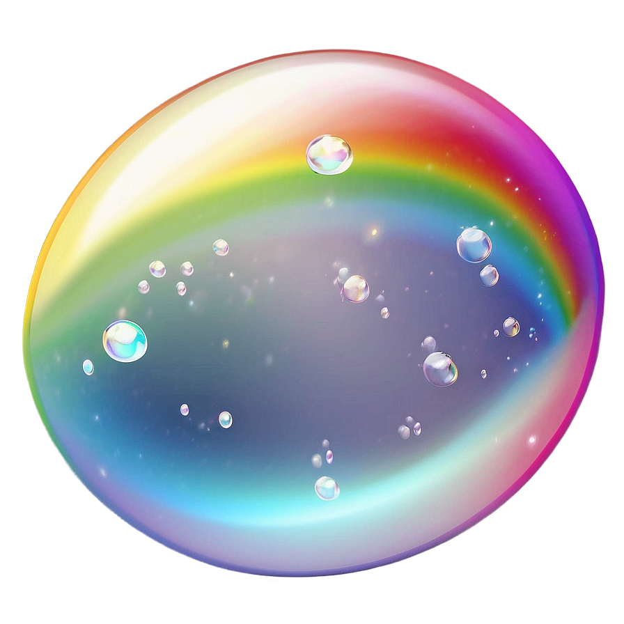 Beautiful Soap Bubble Rainbow Png Tpd10