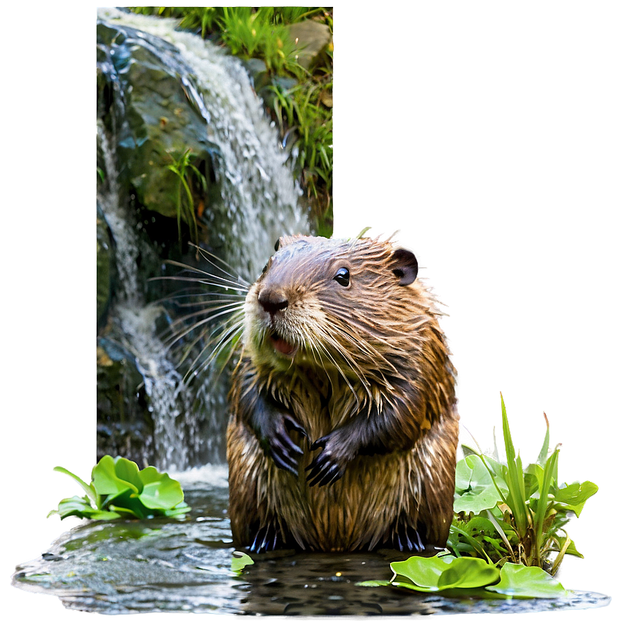 Beaver Building Dam Png Oci