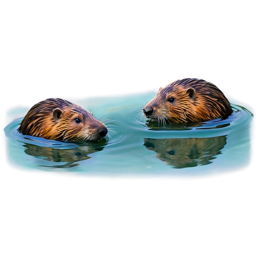 Beaver In Water Png 55