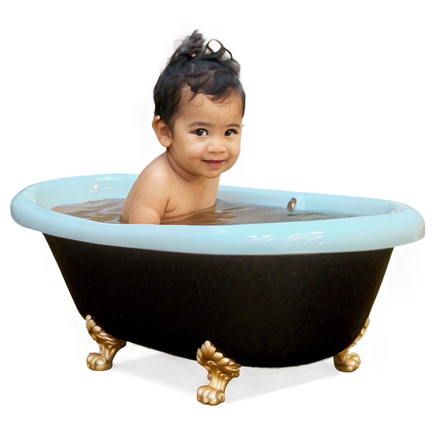 Bebe In Bath Png Hph