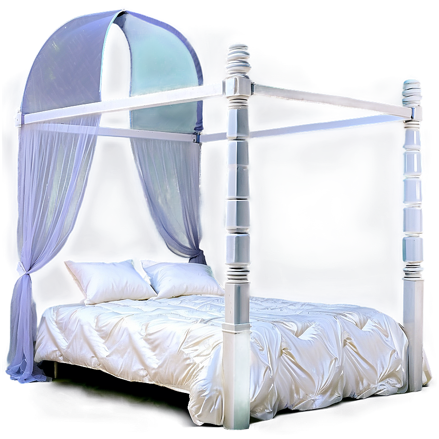 Bed With Canopy Net Png 43