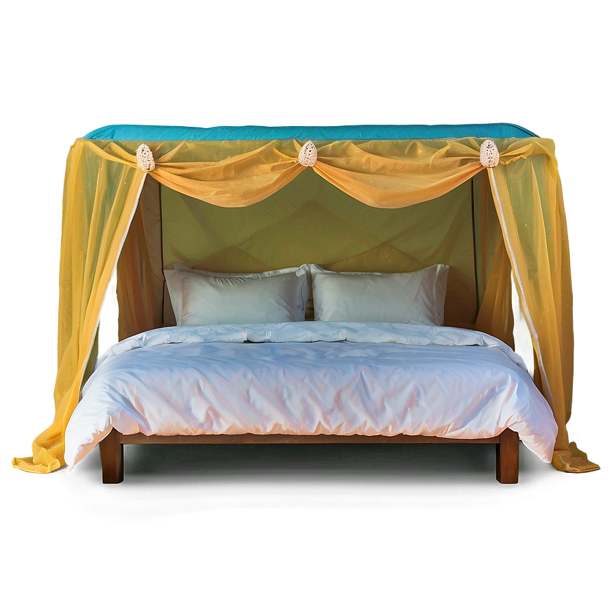 Bed With Canopy Net Png 67