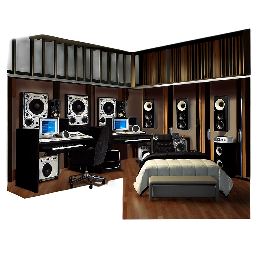 Bedroom Recording Studio Ideas Png 44