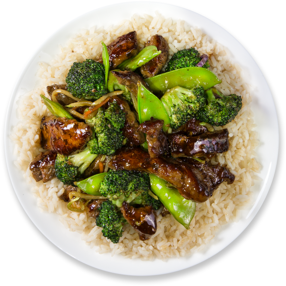 Beef Broccoli Stir Fry Over Rice