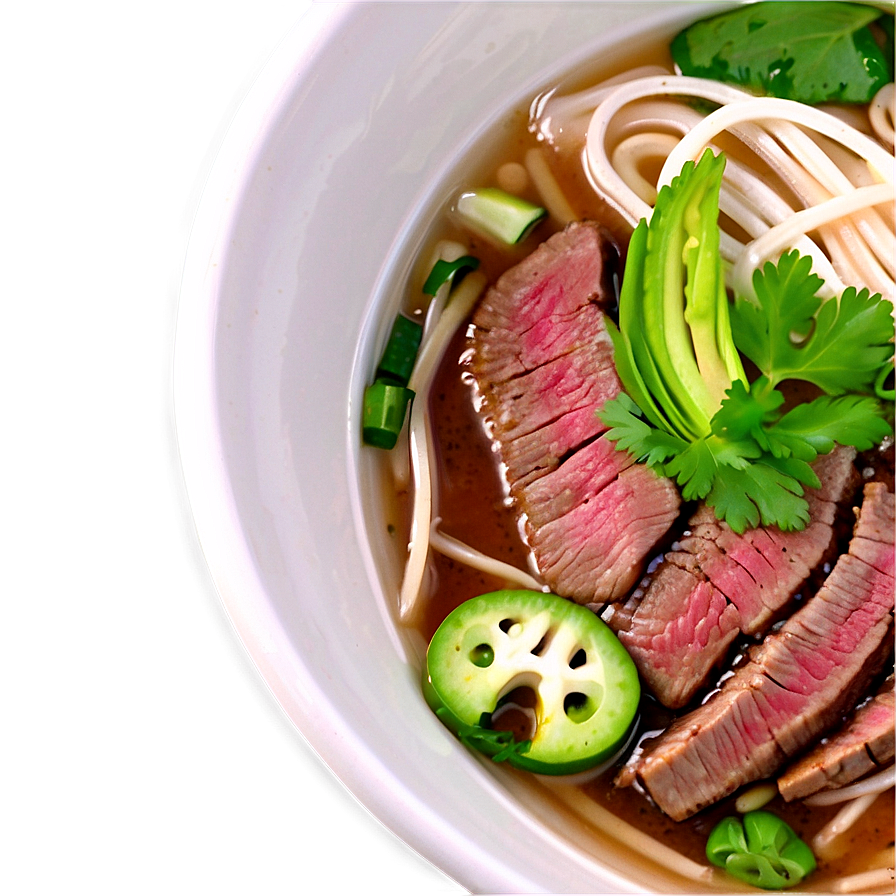 Beef Pho Bowl Png 06262024