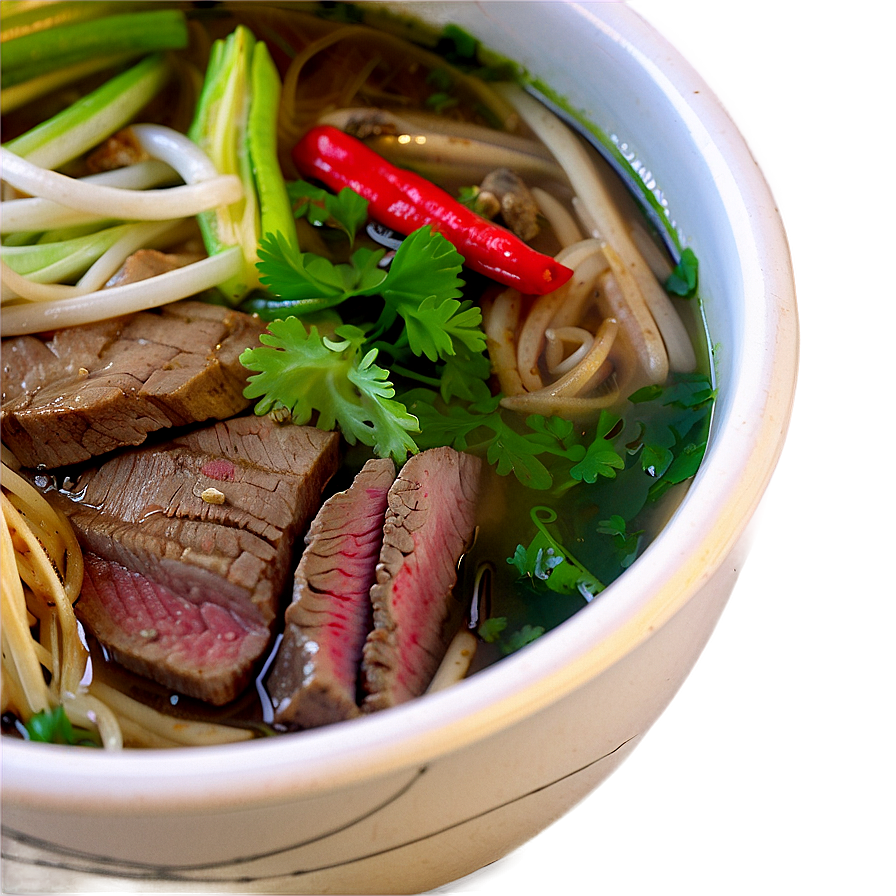 Beef Pho Bowl Png 06262024