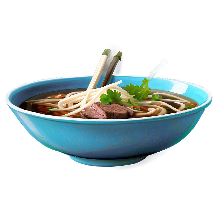 Beef Pho Noodle Soup Png 06202024