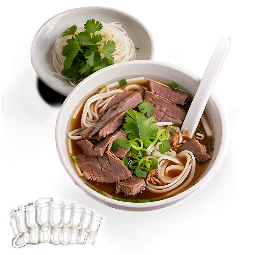 Beef Pho Noodle Soup Png Aai