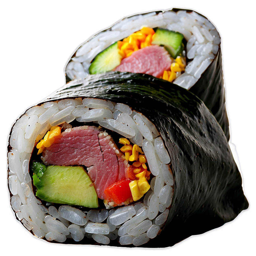 Beef Sushi Roll Png Neg90