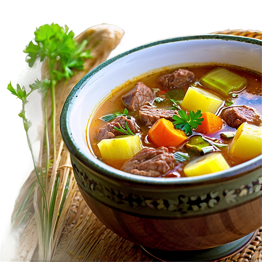 Beef Vegetable Soup Png 24