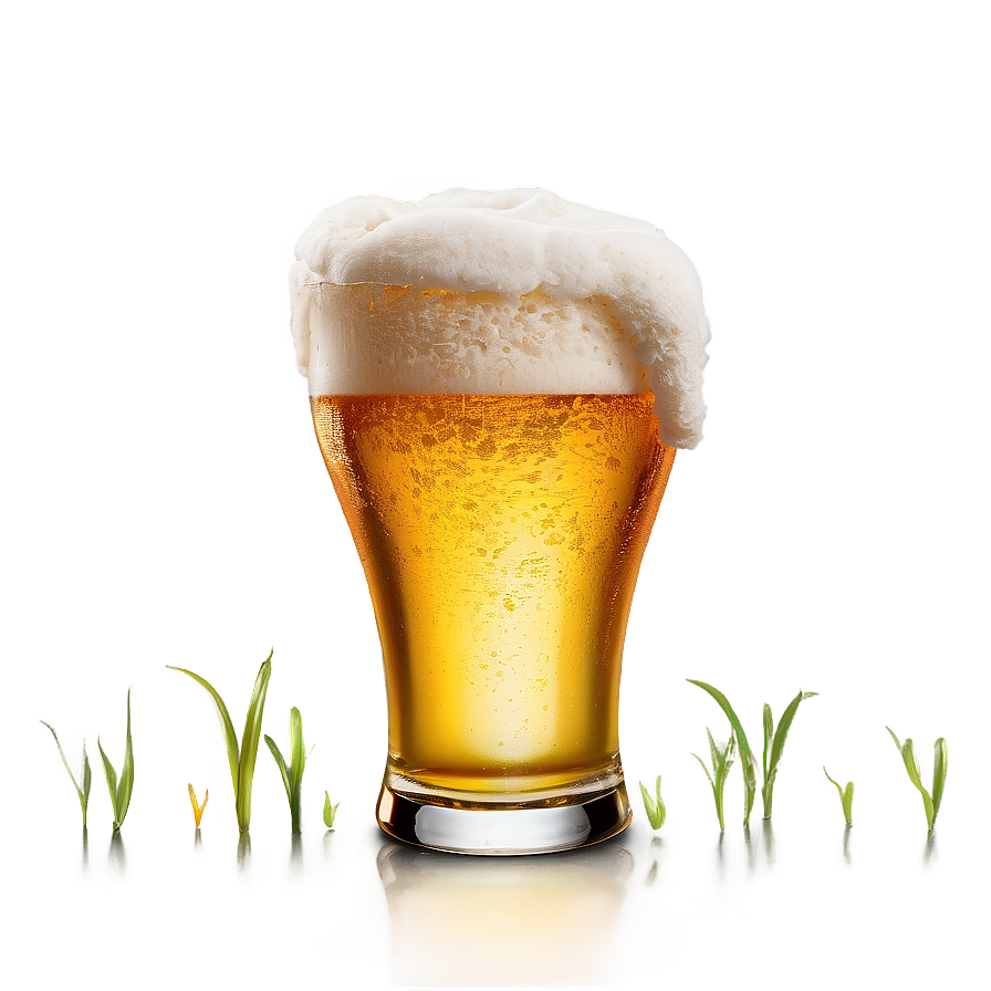 Beer Glass With Malt Png Rvc