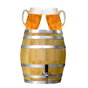 Beer Mugson Barrel