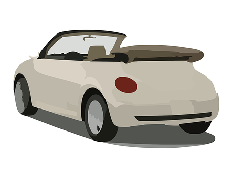 Beetle Convertible Cartoon