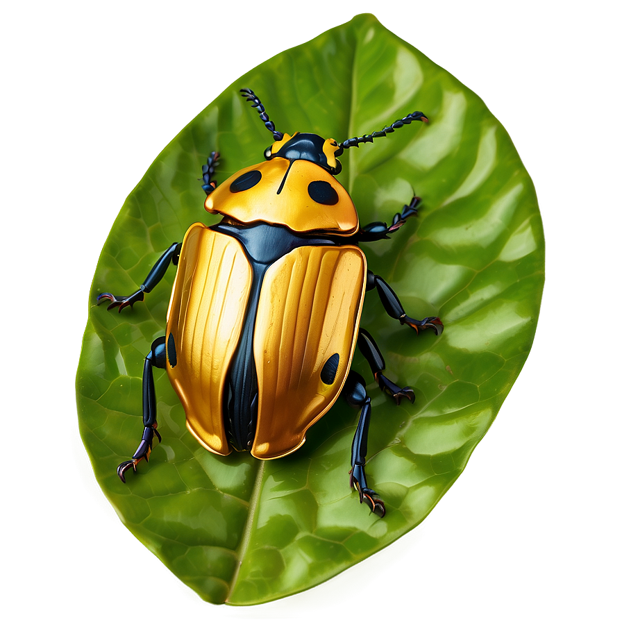 Beetle On Leaf Png 51