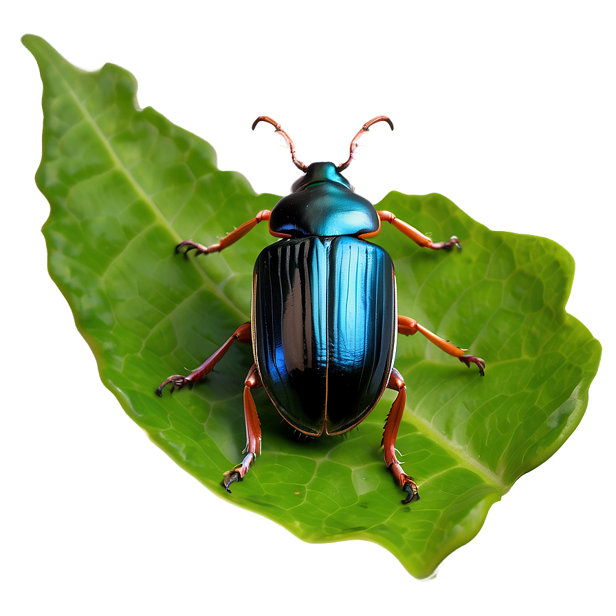 Beetle On Leaf Png Eot94