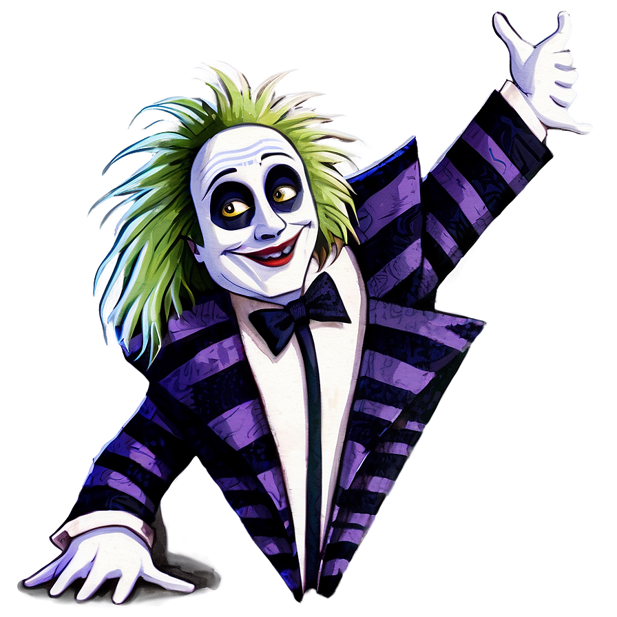 Beetlejuice Cartoon Art Png Lrl57