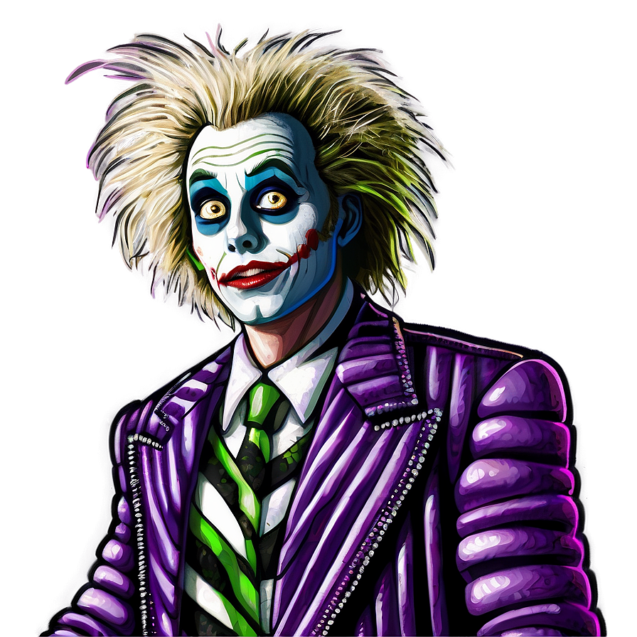 Beetlejuice Hand Drawn Png Ssp