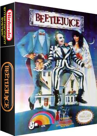 Beetlejuice Nintendo Game Cover Art