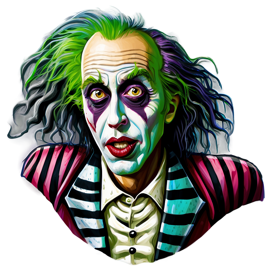 Beetlejuice Portrait Art Png 05232024