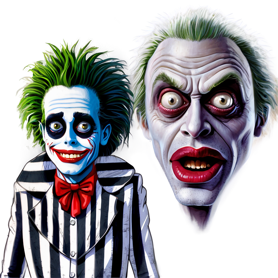 Beetlejuice Portrait Art Png Per18