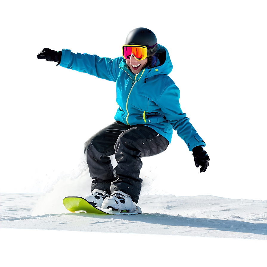 Beginner Snowboarding Png 64