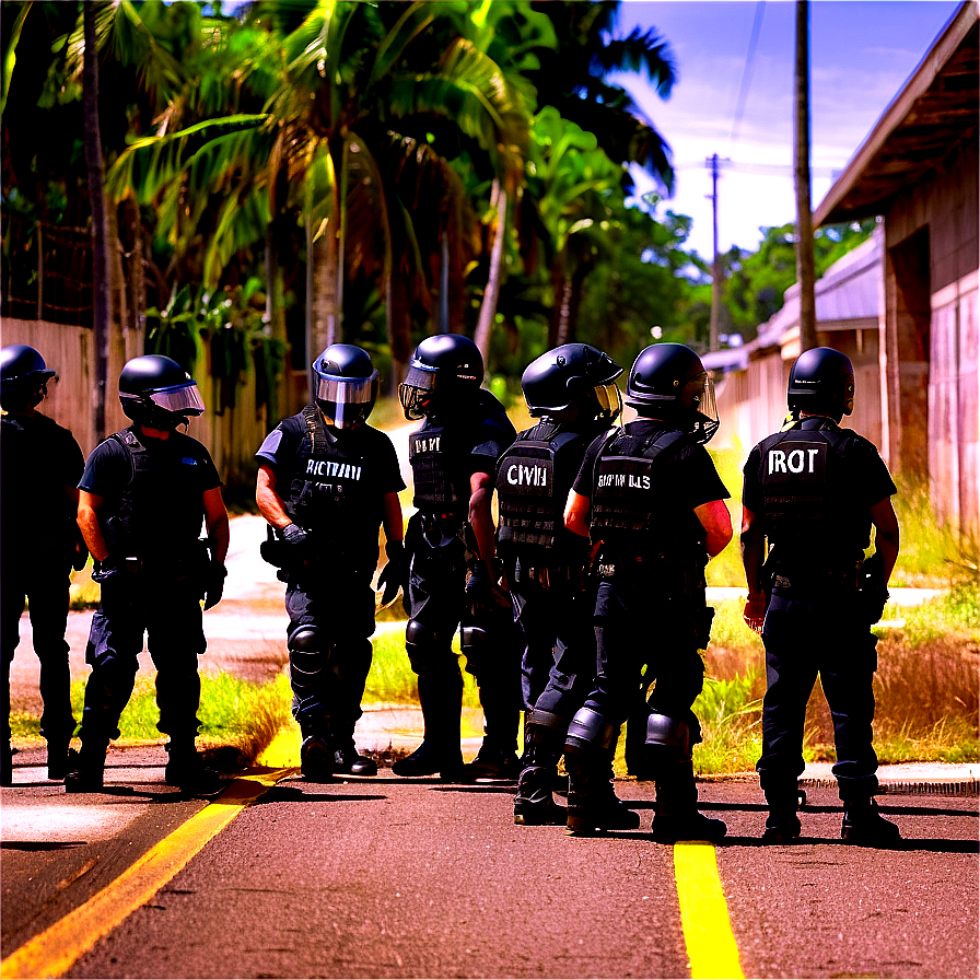 Behind The Riot Lines Png Vdw