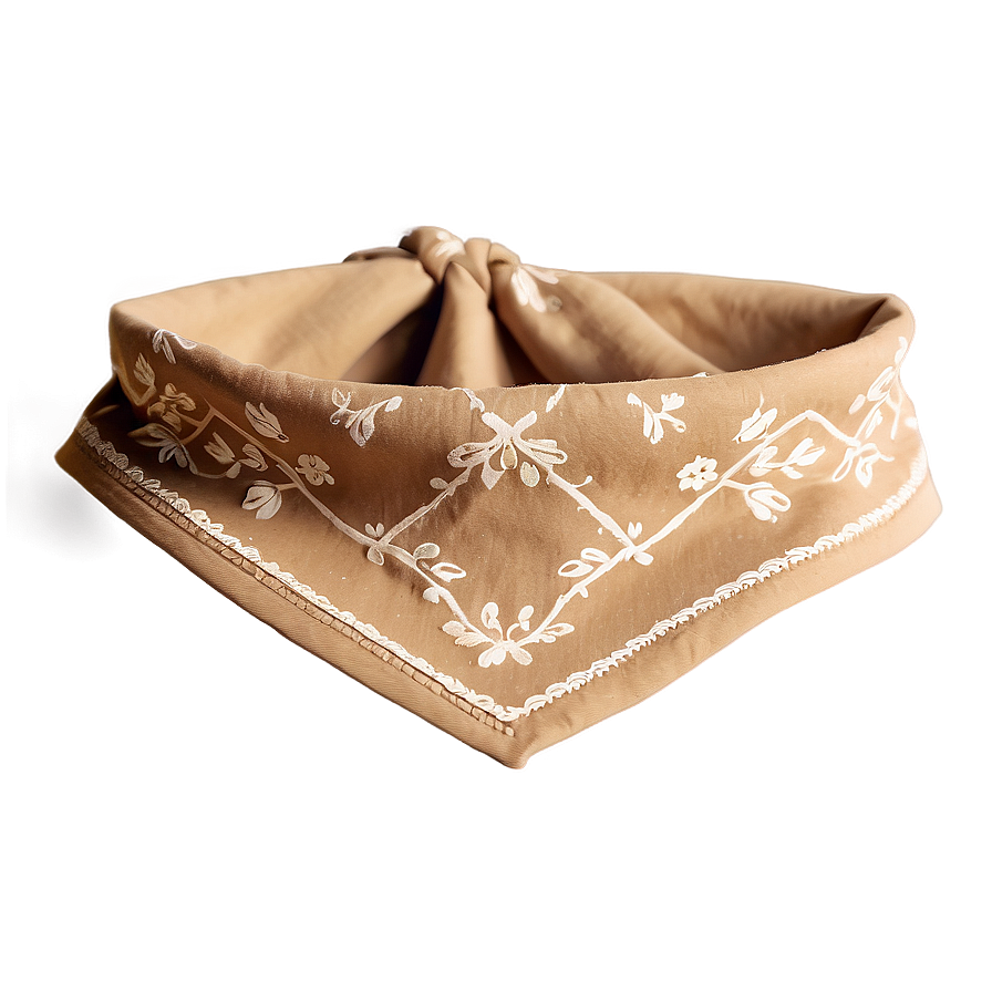 Beige Bandana Clothing Png 05242024