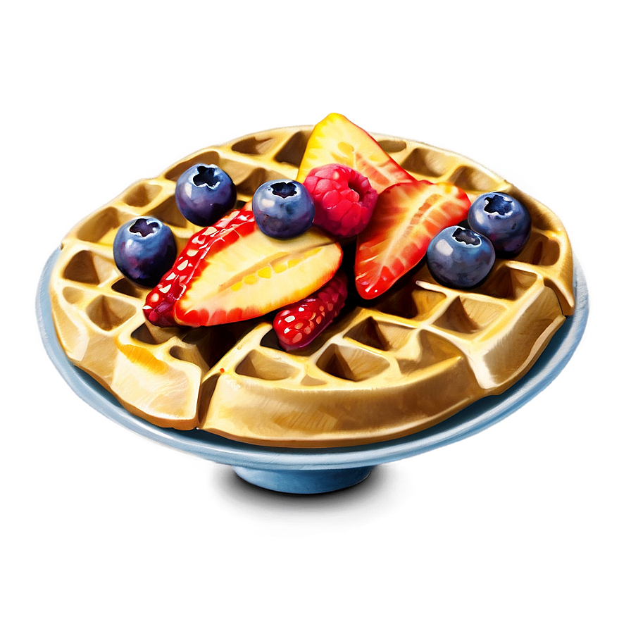 Belgian Waffle Brunch Png Dok93