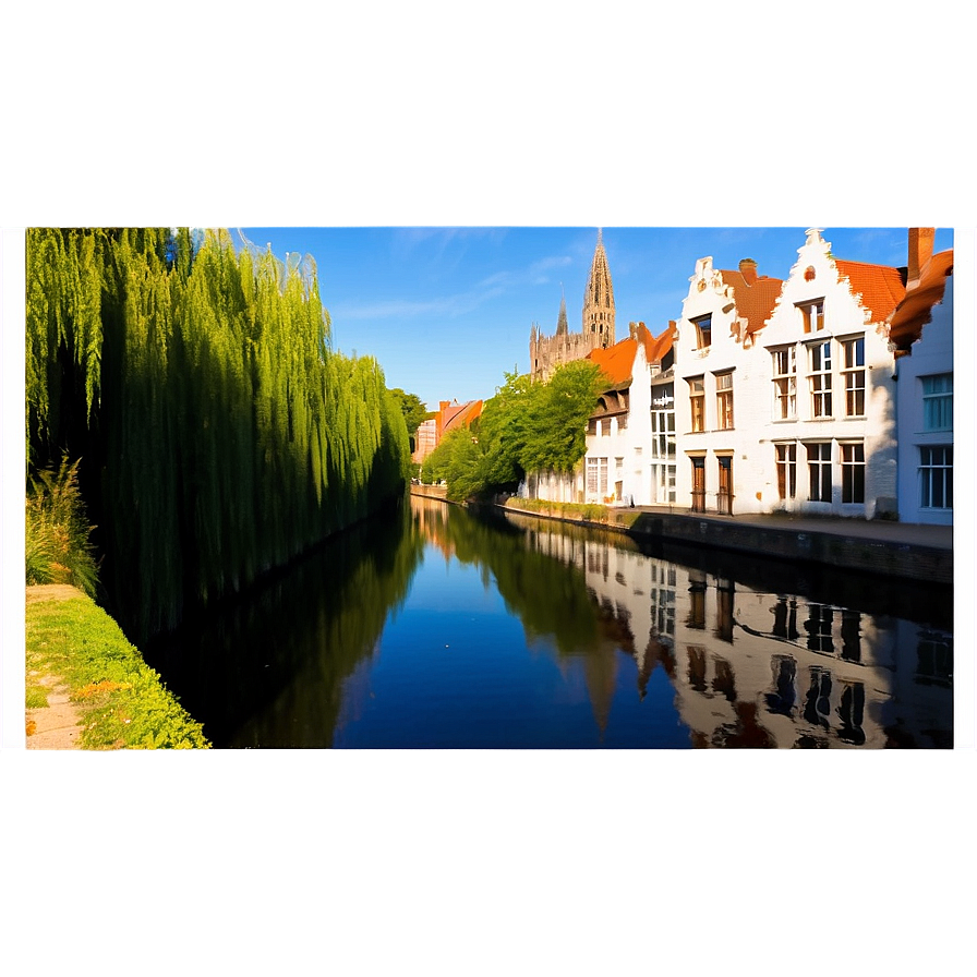 Belgium Canal Bruges Png 7