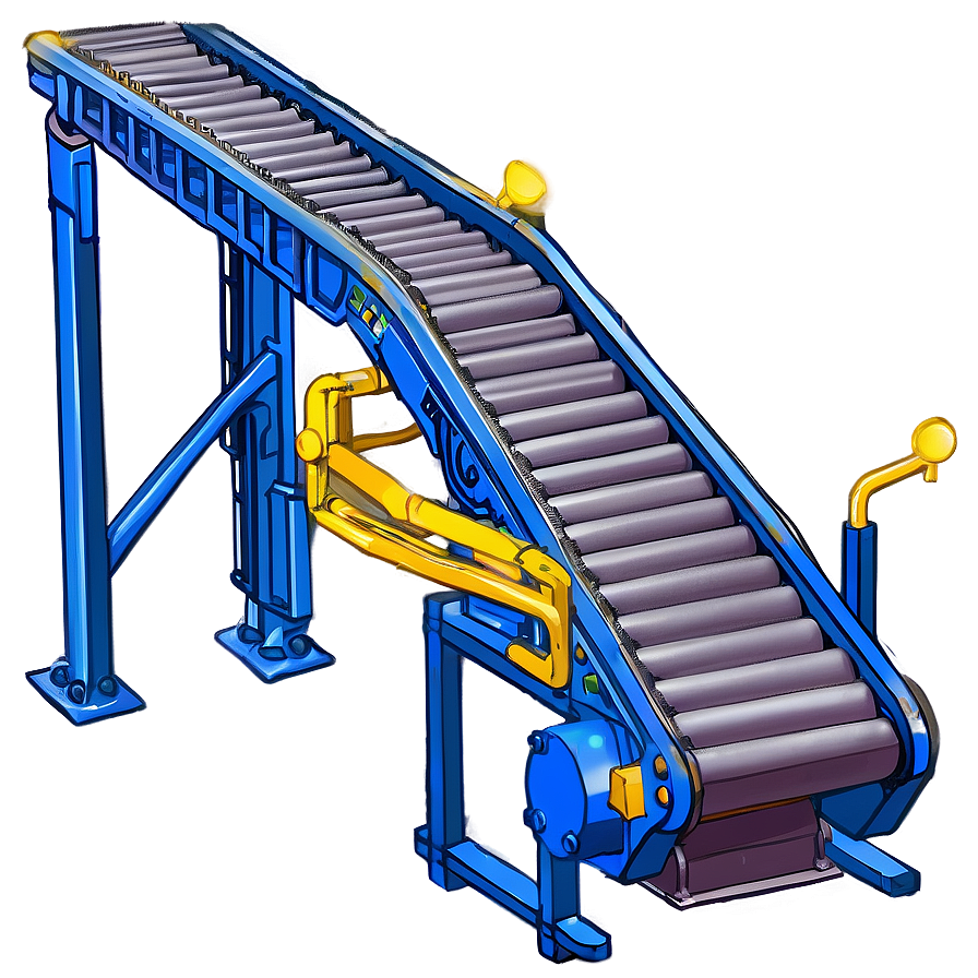 Belt Conveyor System Design Png Dgj