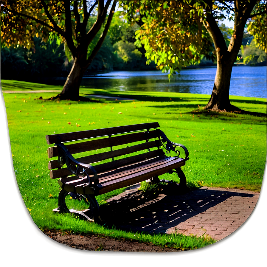 Bench By Water Png 68