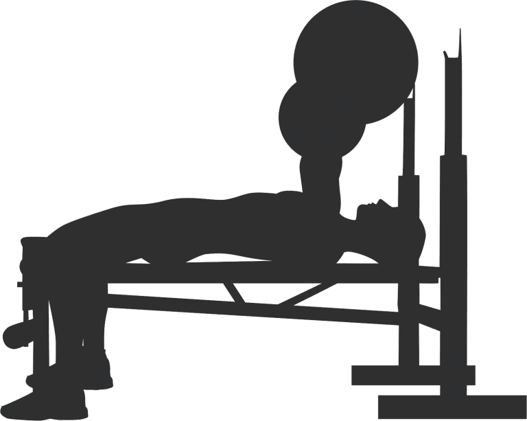 Bench Press Silhouette