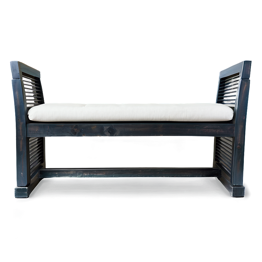 Bench With Cushion Png 05232024