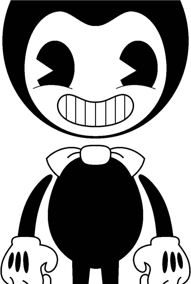 Bendy Cartoon Character Illustration