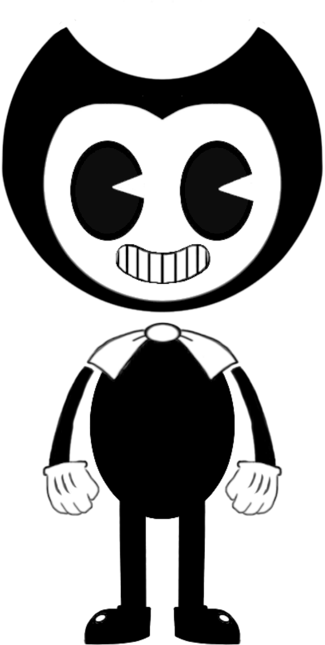 Bendy Cartoon Character Standing