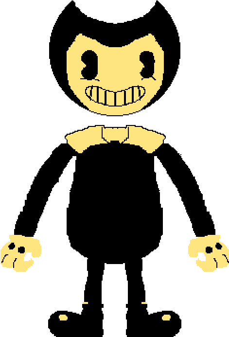 Bendy Cartoon Character Standing